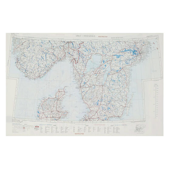 Christopher Raeburn Stockholm silk map scarf